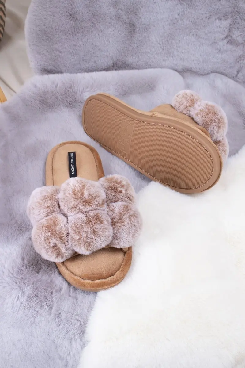 Caramel Dolly Slippers - Image 3