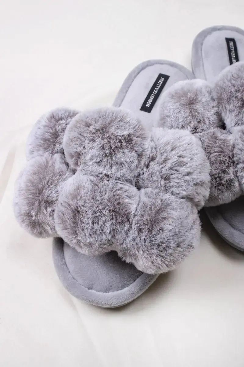 Grey Dolly Slippers - Image 5
