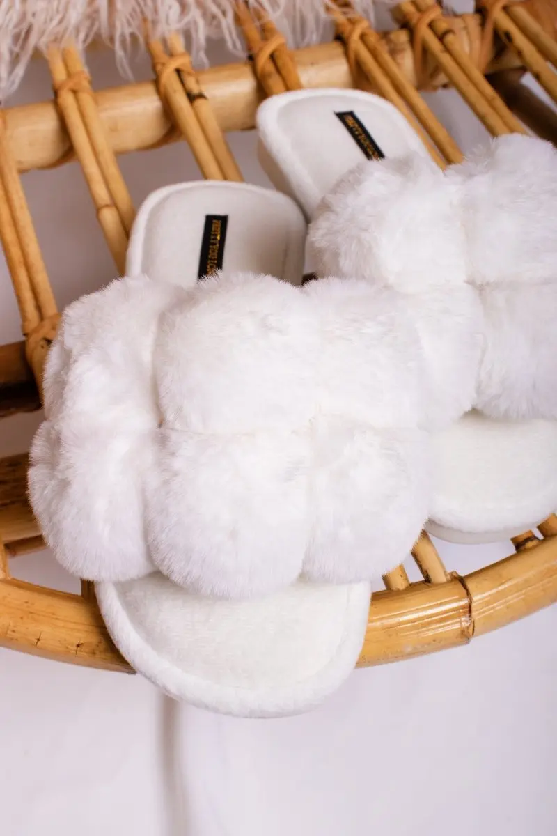 White Dolly Slippers - Image 5