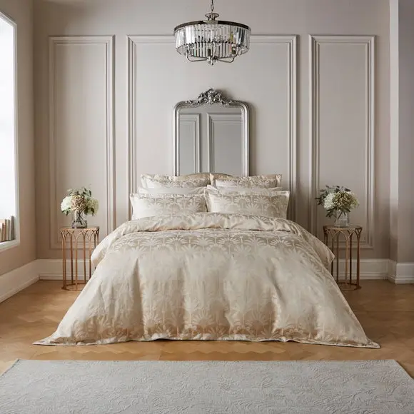 Dorma Luxe Palms Duvet Cover and Pillowcase Set