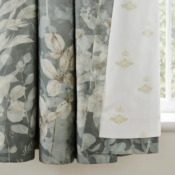Dorma Whispering Leaves Pencil Pleat Blackout Curtains - Image 3