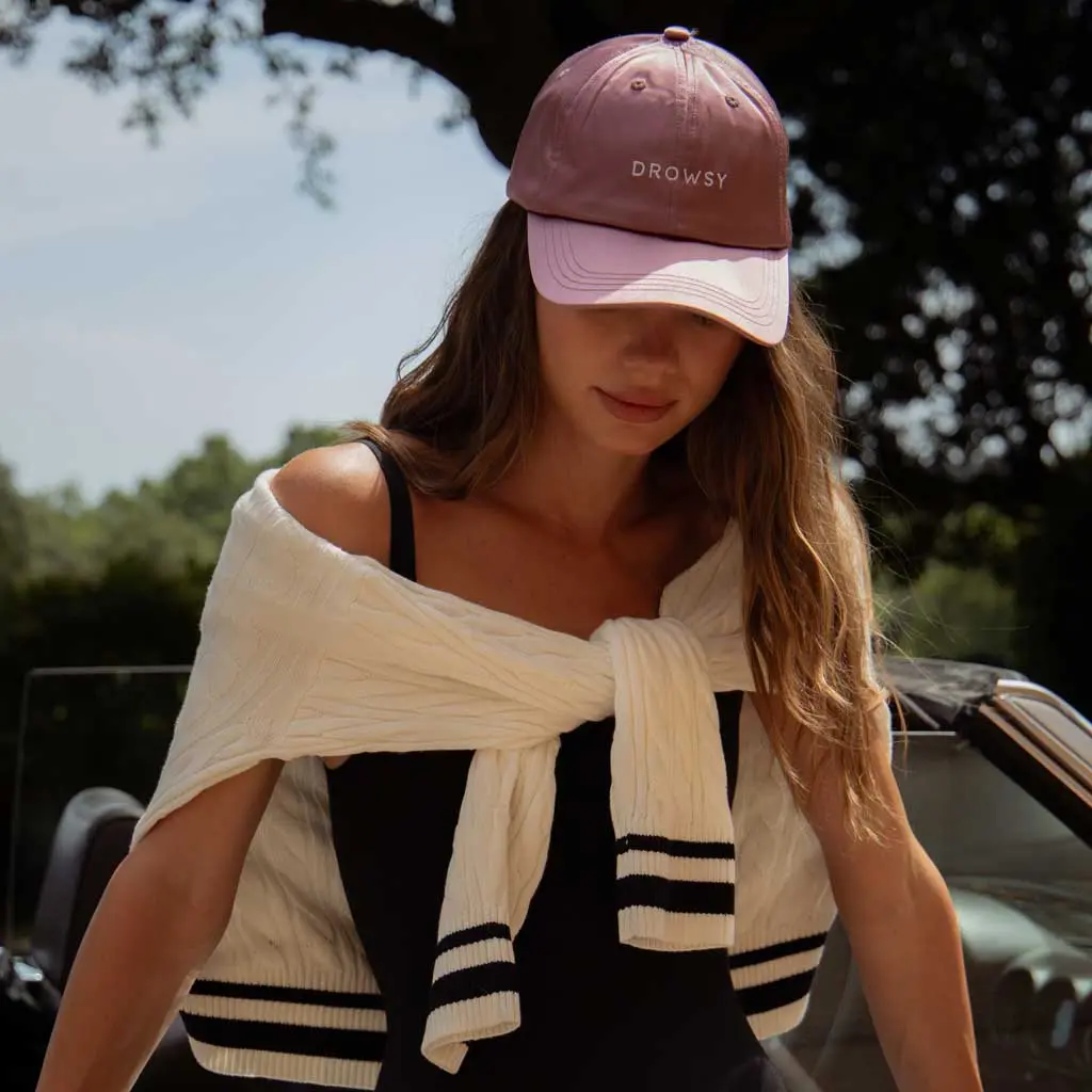 Drowsy Silk Cap - Damask Rose - Image 2