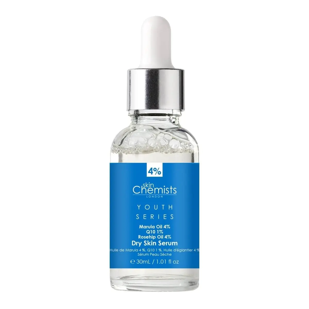 Dry Skin Serum Marulua Oil 4%, Q10 1%, Rosehip Oil 4% 30ml - Image 2