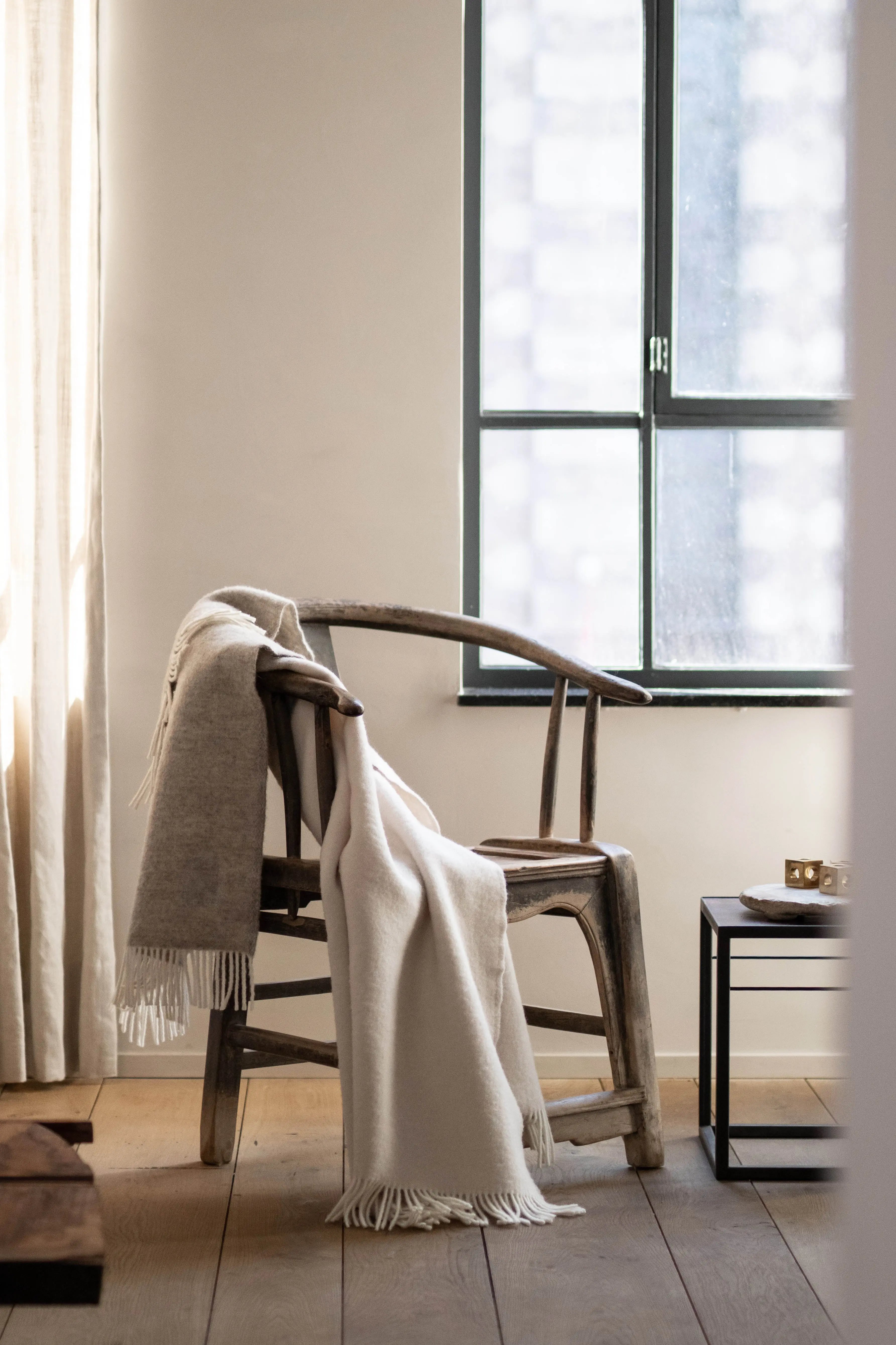 DUO Ecru Blanket - Image 6