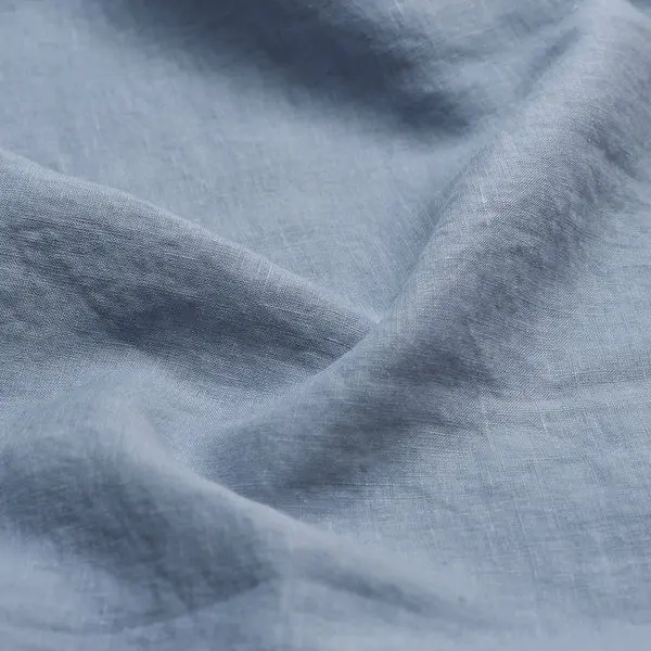Dusk Blue Linen Fitted Sheet - Image 2
