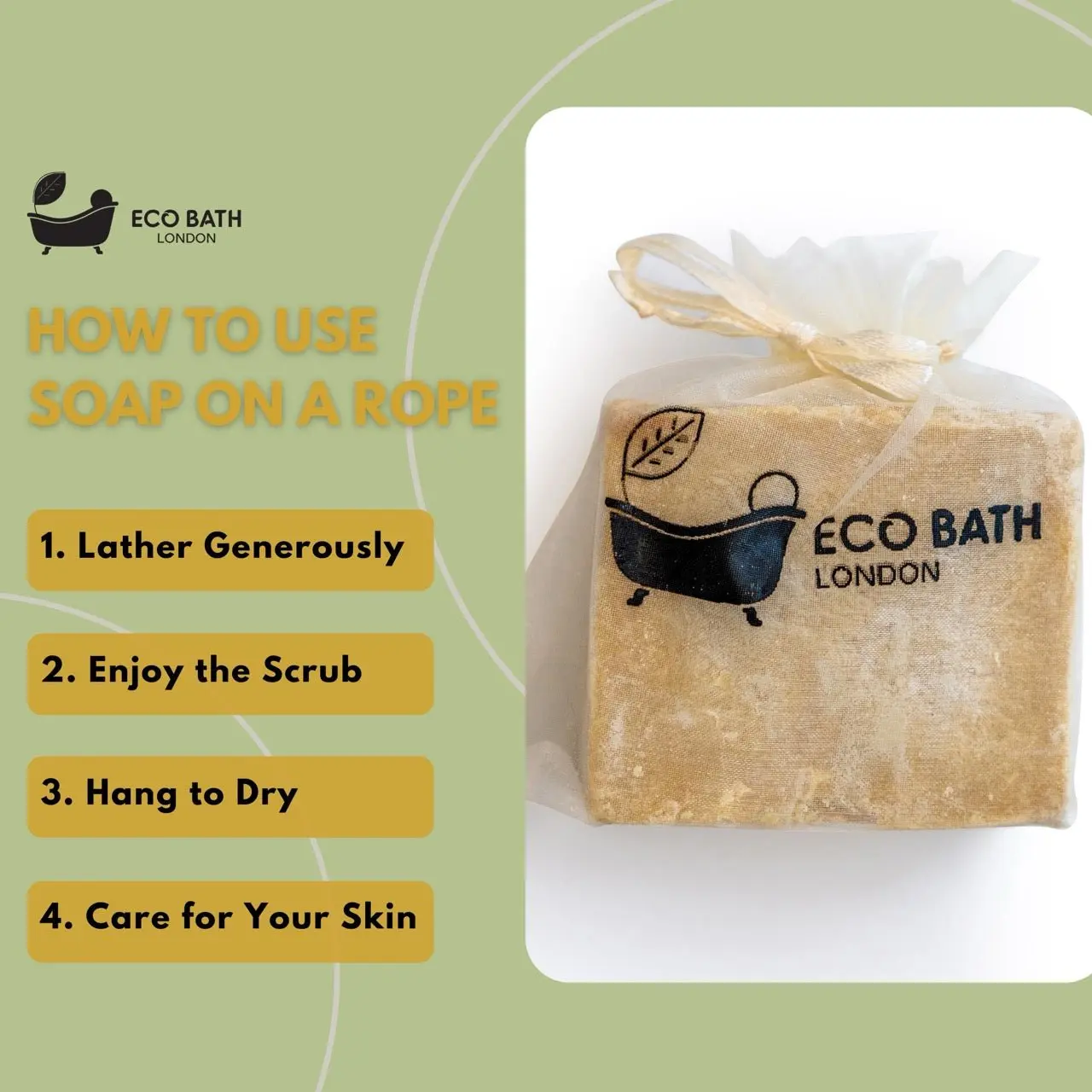 Hand Made Bay & Olive Soap (+/- 200gr) - Image 4
