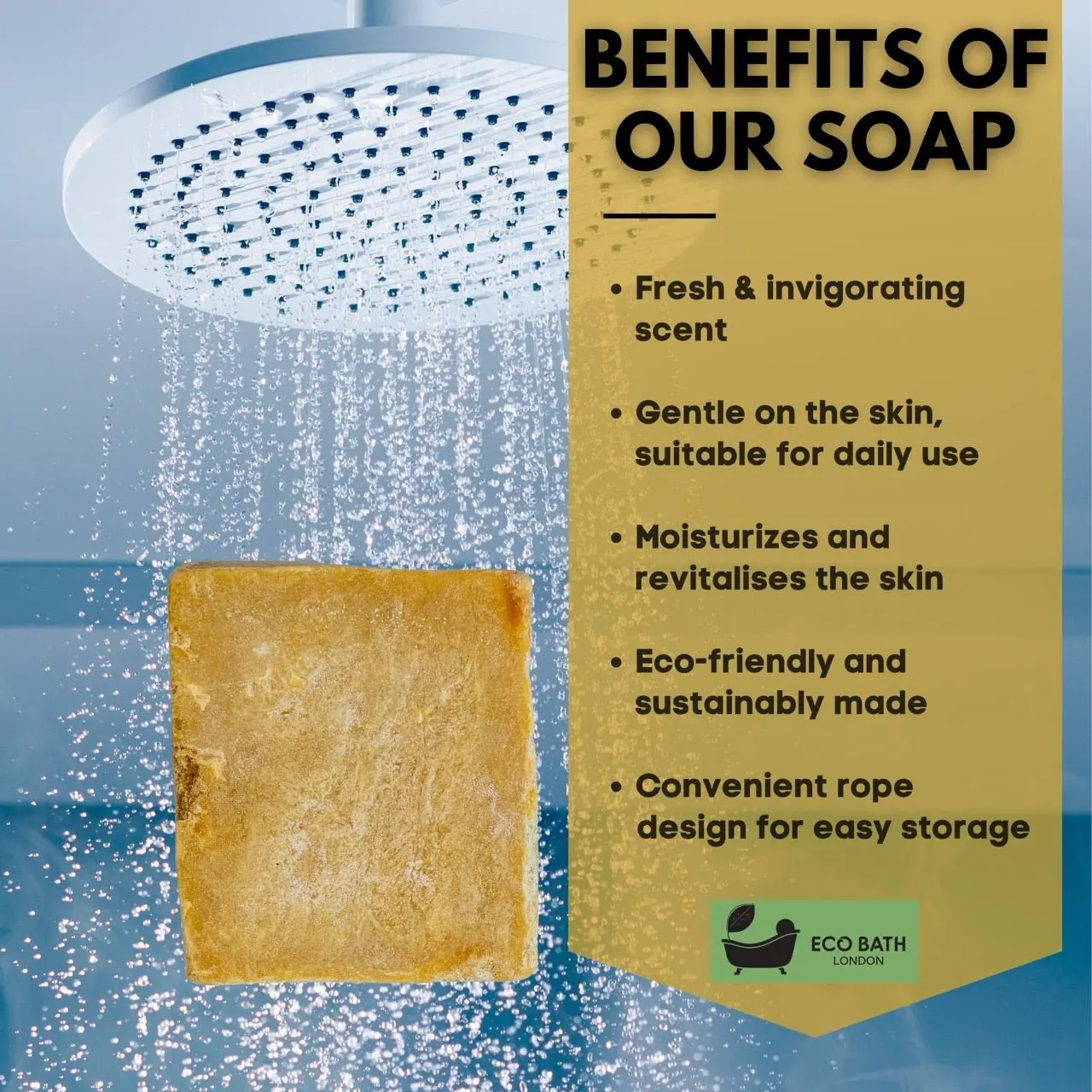 Hand Made Bay & Olive Soap (+/- 200gr) - Image 5
