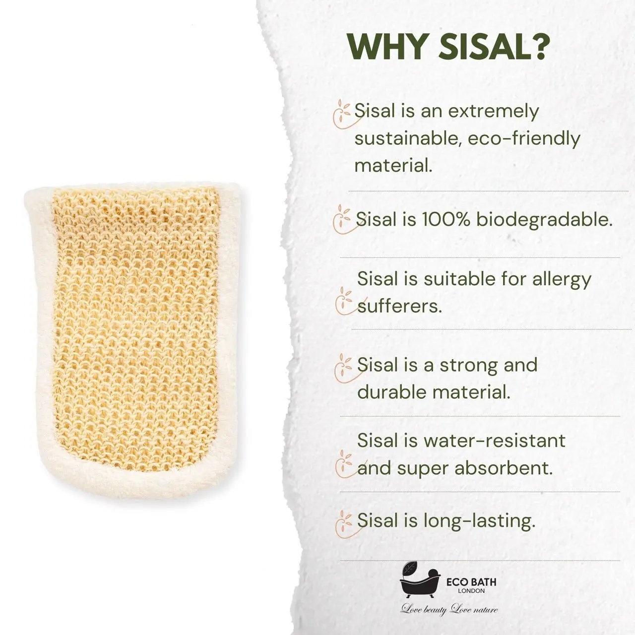 Bamboo and Cotton Massage Mitt - Image 4