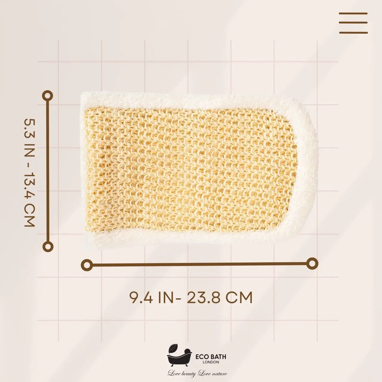 Bamboo and Cotton Massage Mitt - Image 6