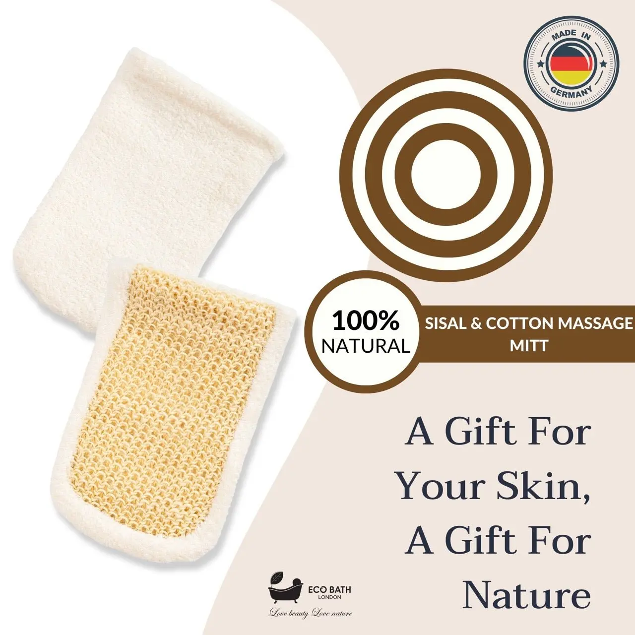 Bamboo and Cotton Massage Mitt - Image 7