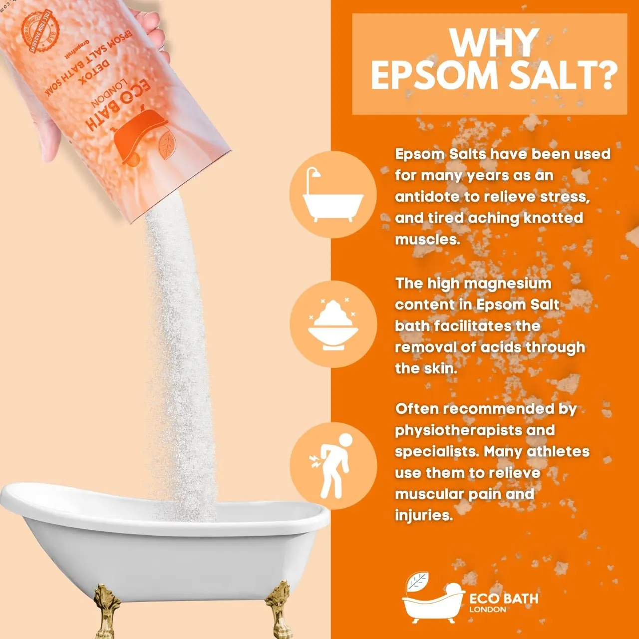 Detox Epsom Salt Bath Soak - Tube - Image 5