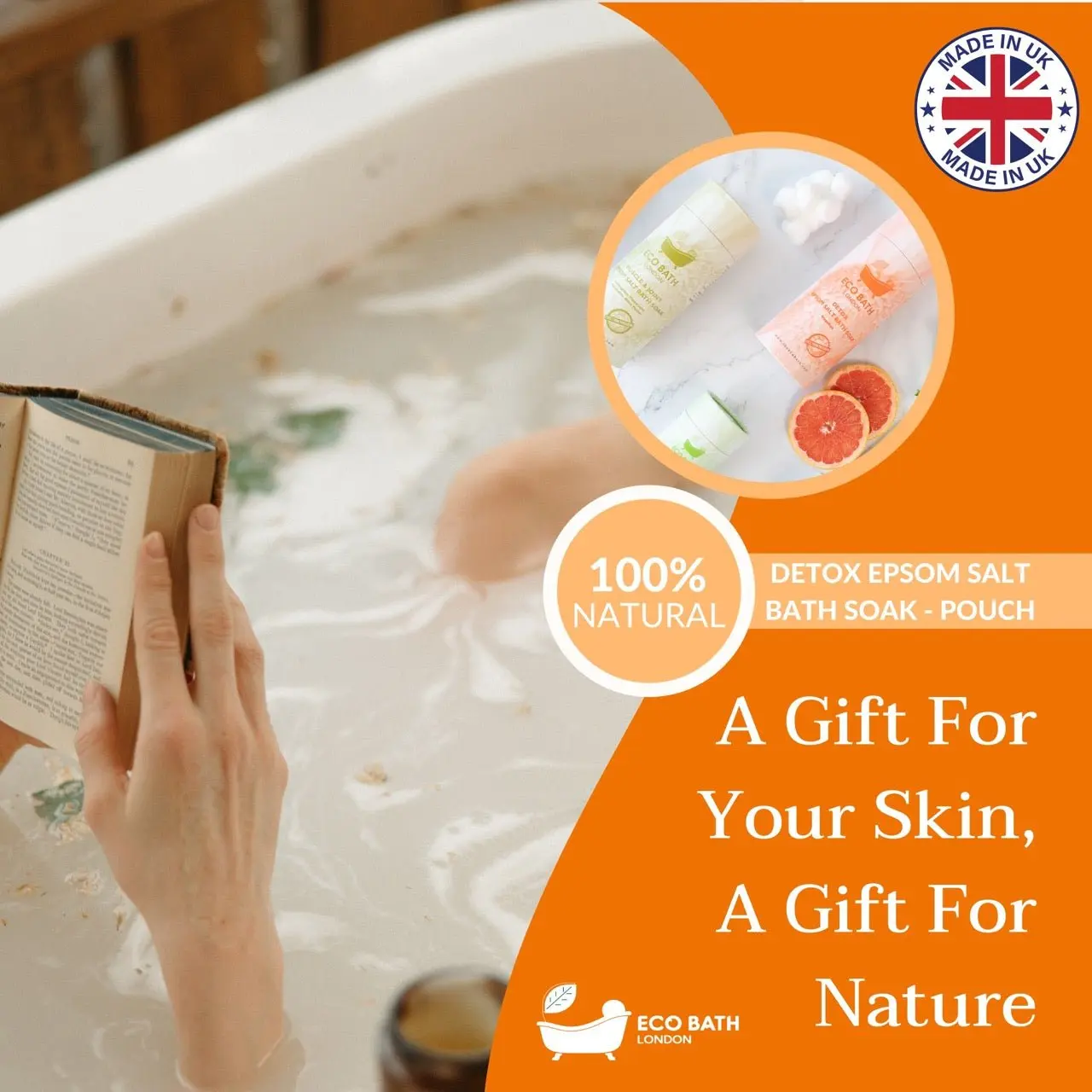 Detox Epsom Salt Bath Soak - Tube - Image 7