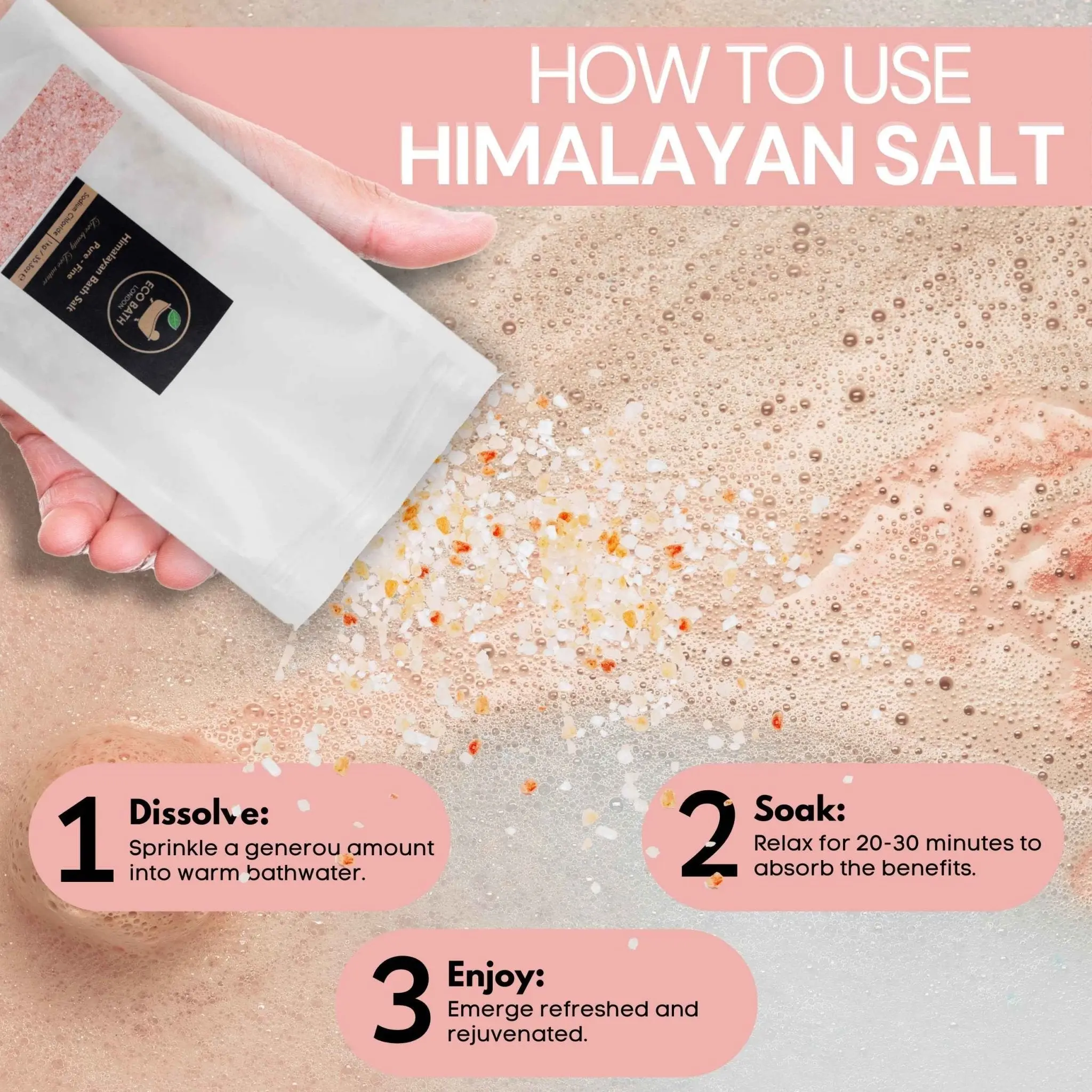 Himalayan Bath Salt Fine Grade - 1 KG - Image 5