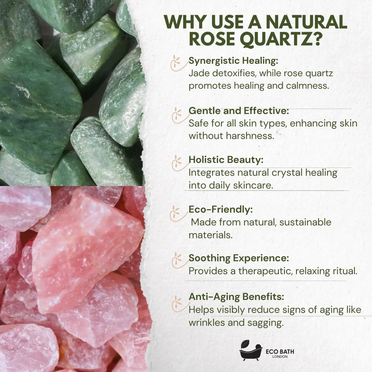 Jade Face Roller - Rose Quartz - Image 5