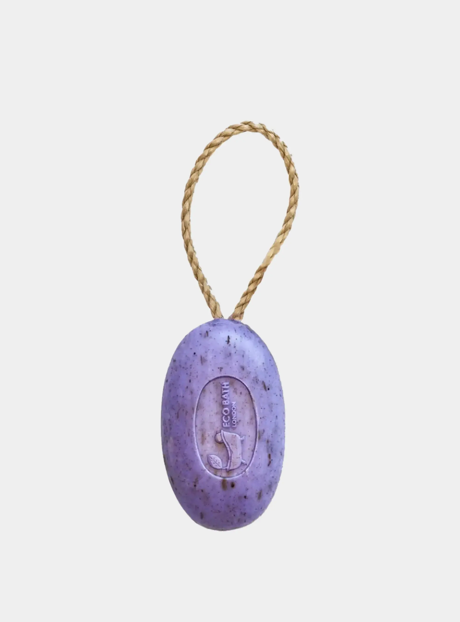 Lavender Soap on a Rope 220g - Luxurious and Eco Friendly Relaxing Body Wash Bar with Shea Butter