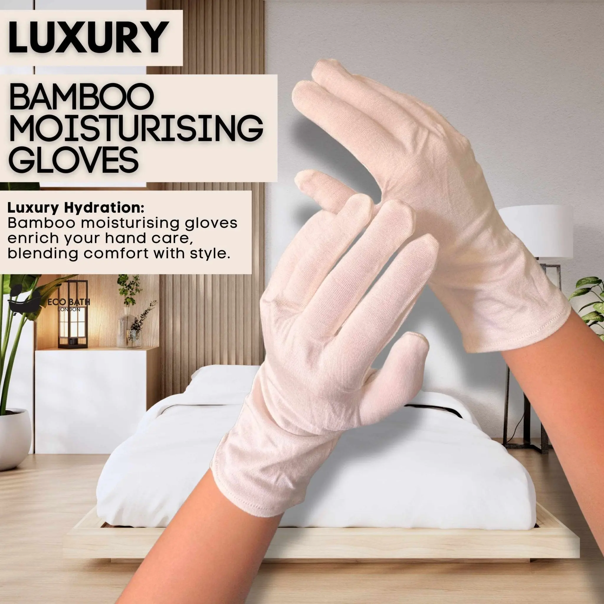 Moisturising Gloves - 1 Pair, Ultra Soft Hand Gloves for Eczema & Dry Hands - Image 2