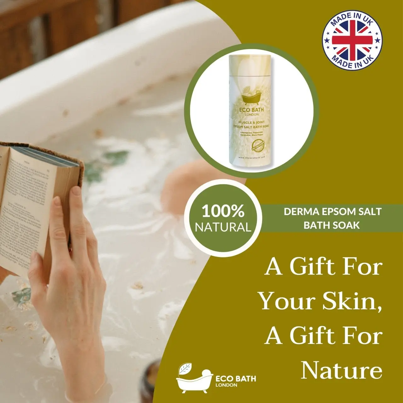Muscle and Joint Epsom Salt Bath Soak - Tube - Image 7
