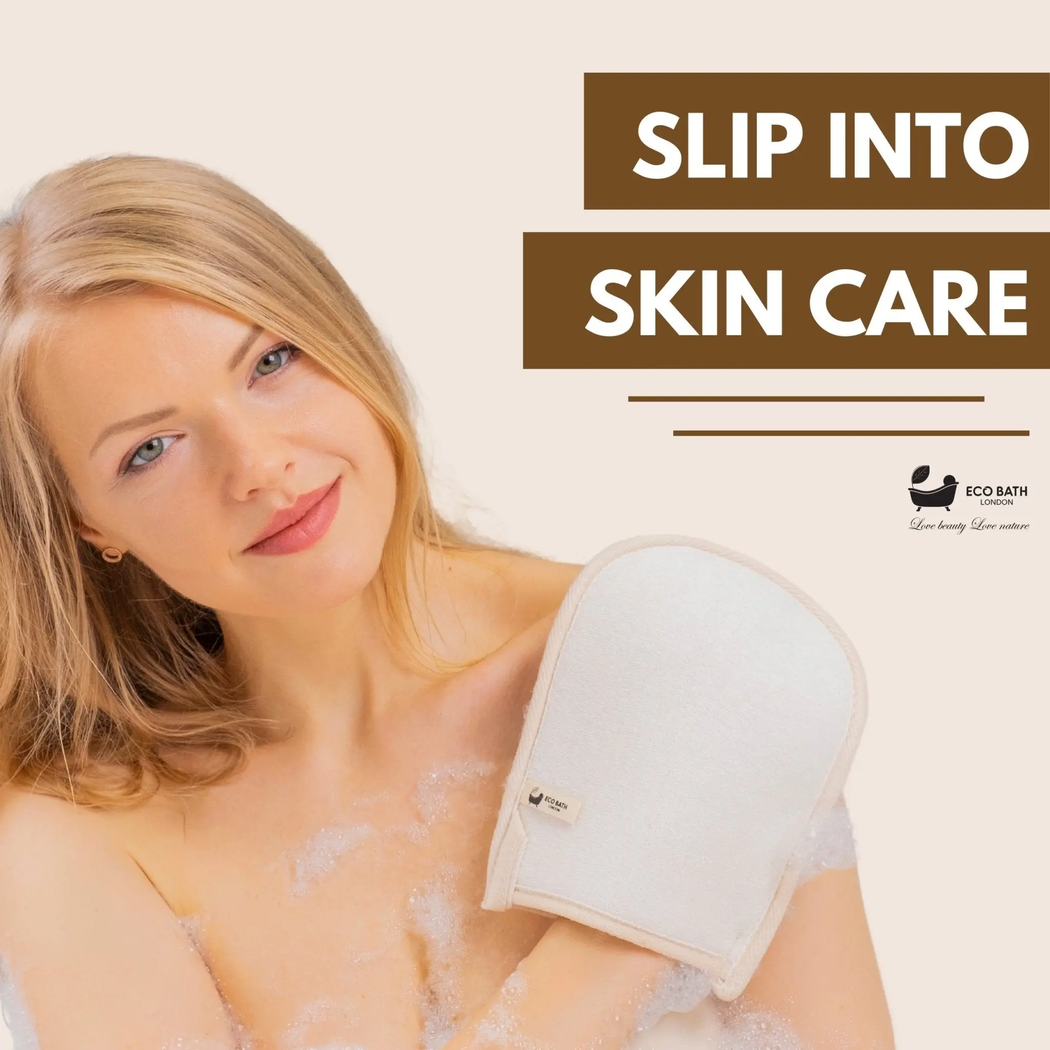 Natural Loofah Bath Mitt - Premium Exfoliating Bath Glove for Smooth and Radiant Skin - Image 5