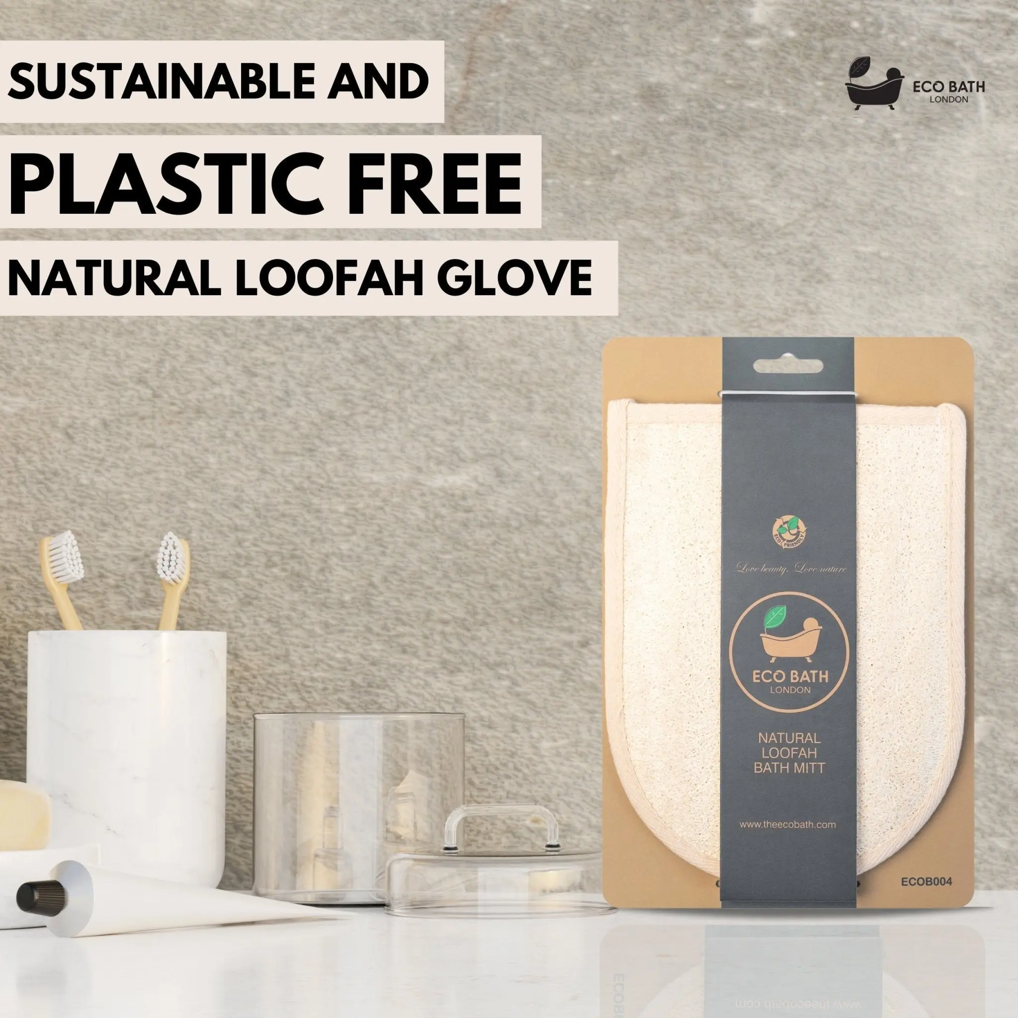 Natural Loofah Bath Mitt - Premium Exfoliating Bath Glove for Smooth and Radiant Skin - Image 6