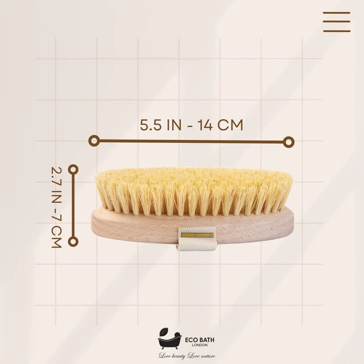 Natural Sisal Massage Hand Brush - Dry Brushing Hand Brush for Exfoliation - Image 6