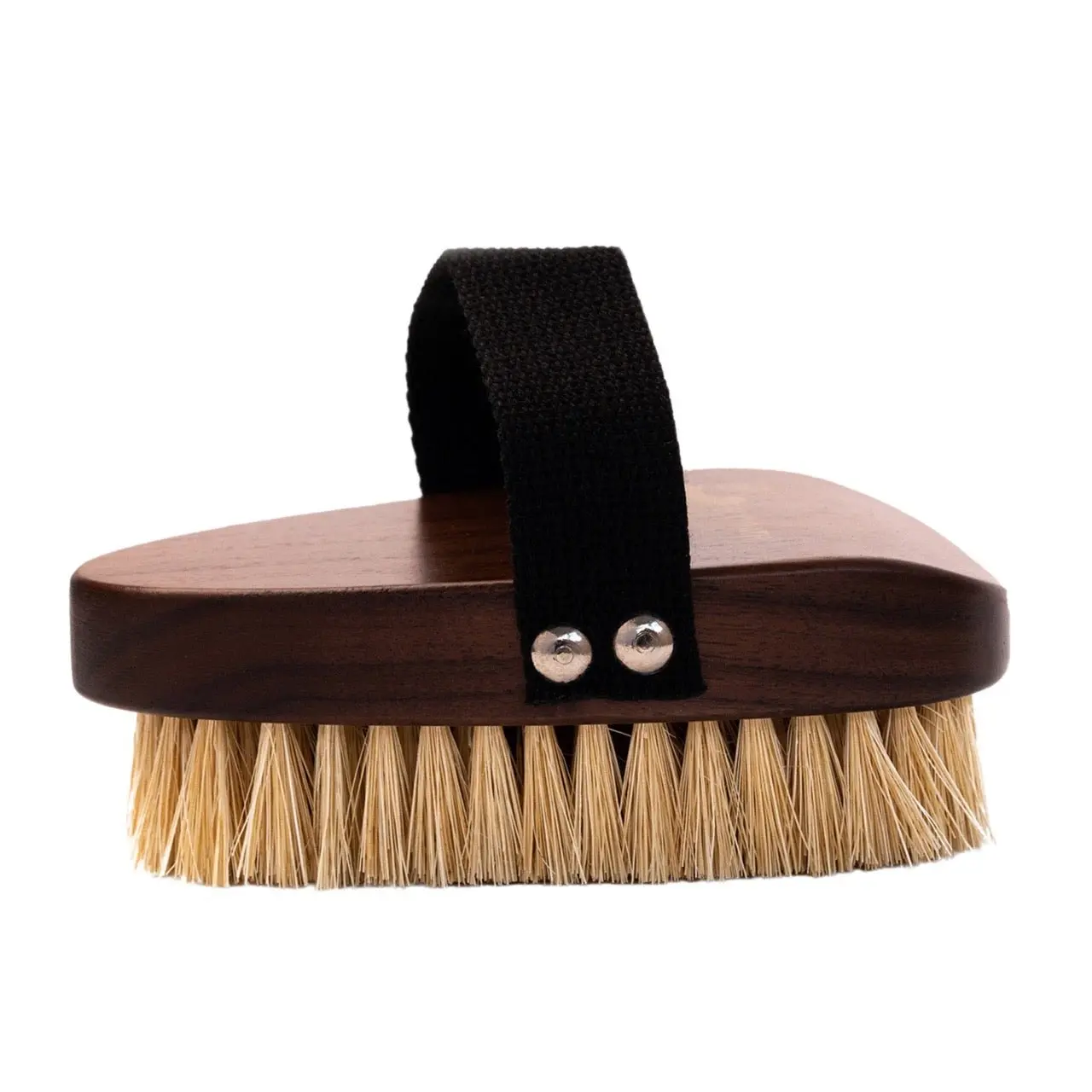 Natural Sisal Walnut Hand Brush - Luxury Hand Brush for Dry Brushing