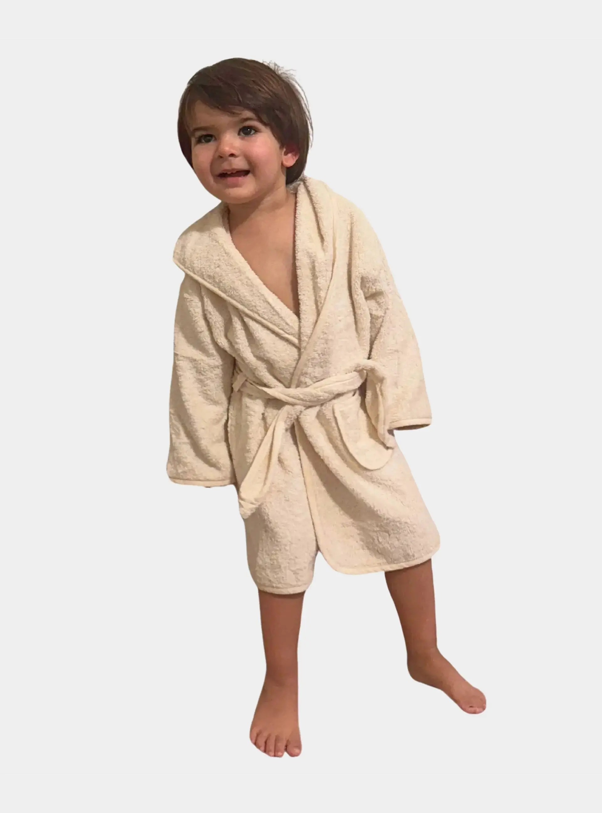 Organic Cotton Baby Robe - Available in Sizes 0-2 Years and 3-5 Years