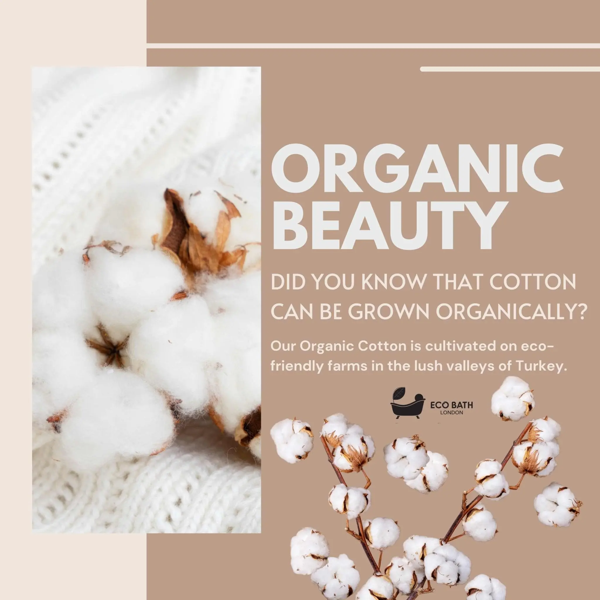 Organic Cotton Muslin Face Cloth - Pack of 6, Available in Natural and White Colours - Image 6