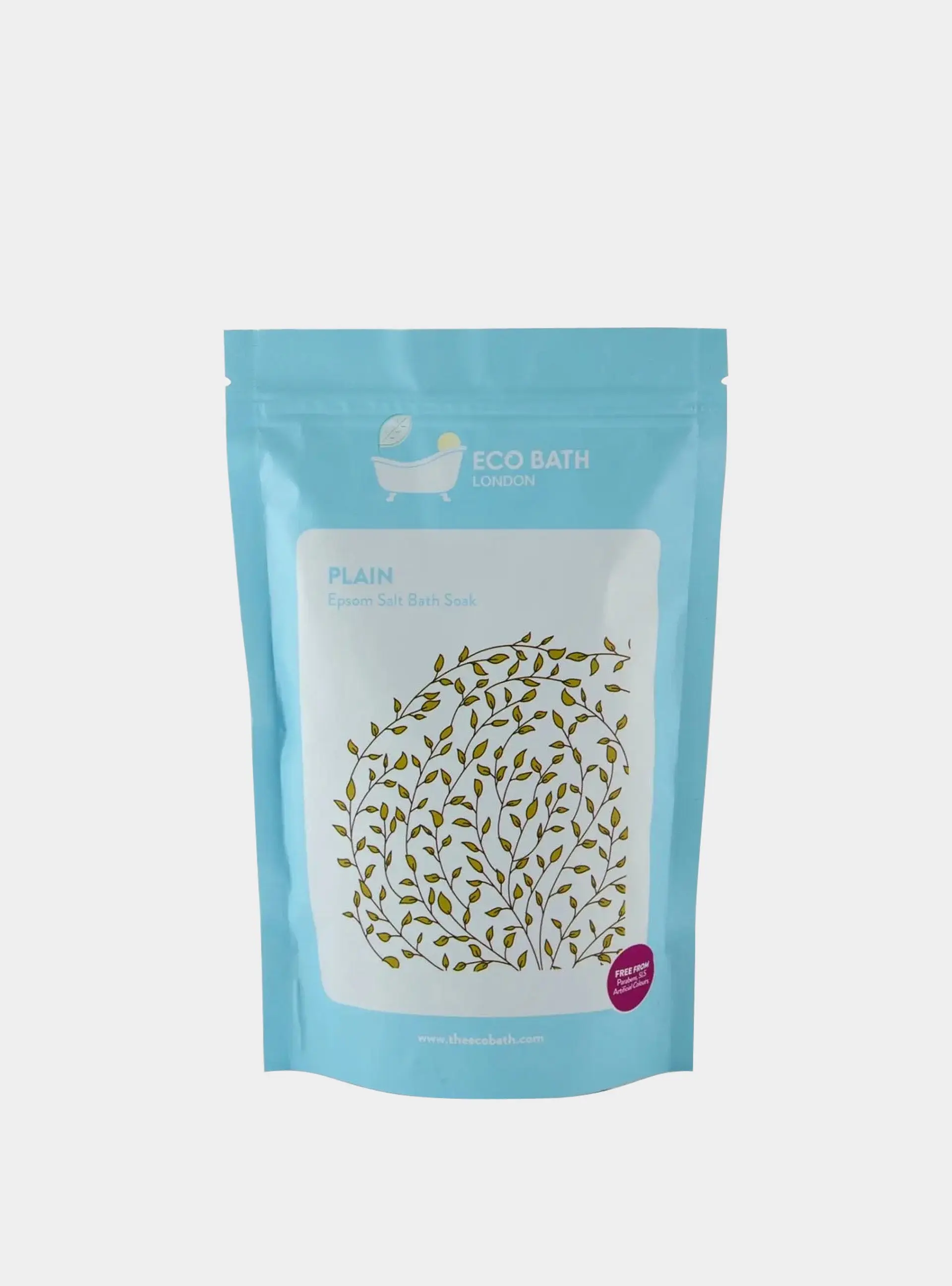 Plain Epsom Salt Bath Soak - Pouch | 500g & 1000g