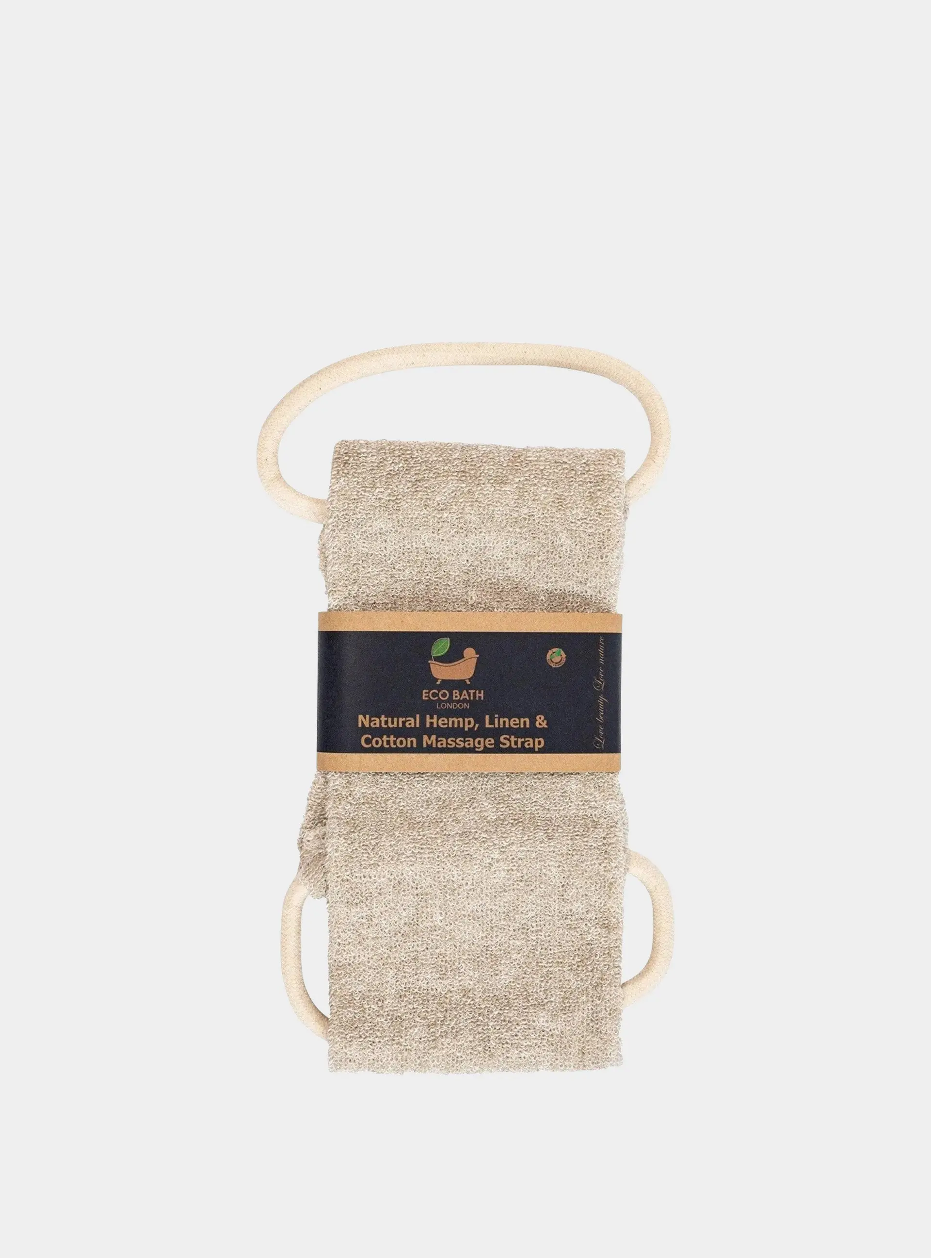 Natural Hemp Linen & Cotton Massage Strap and Glove