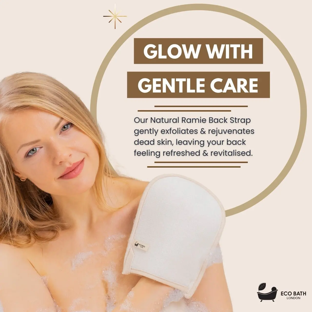 Natural Ramie Bath Mitt - Image 5