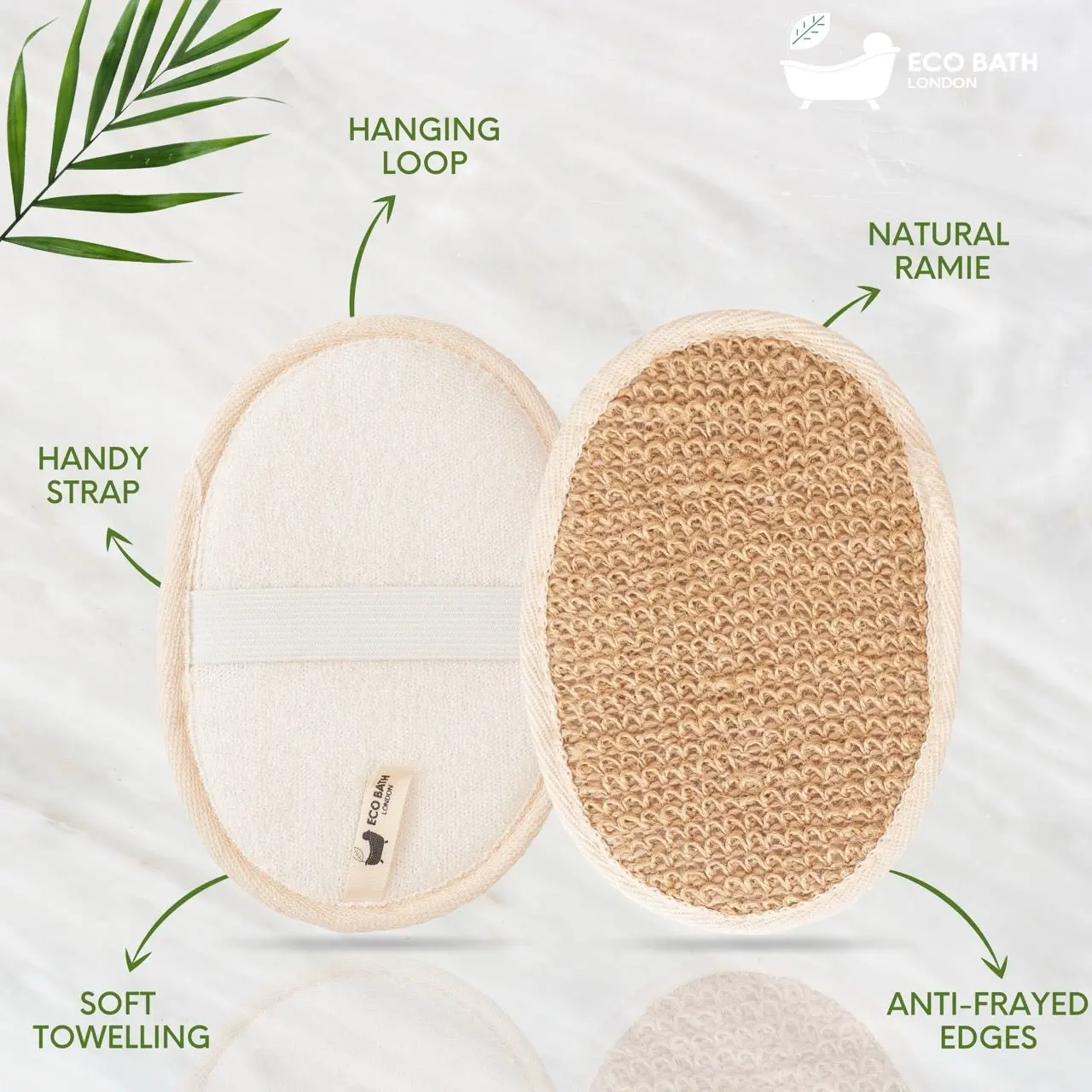Natural Ramie Bath Pad - Image 3