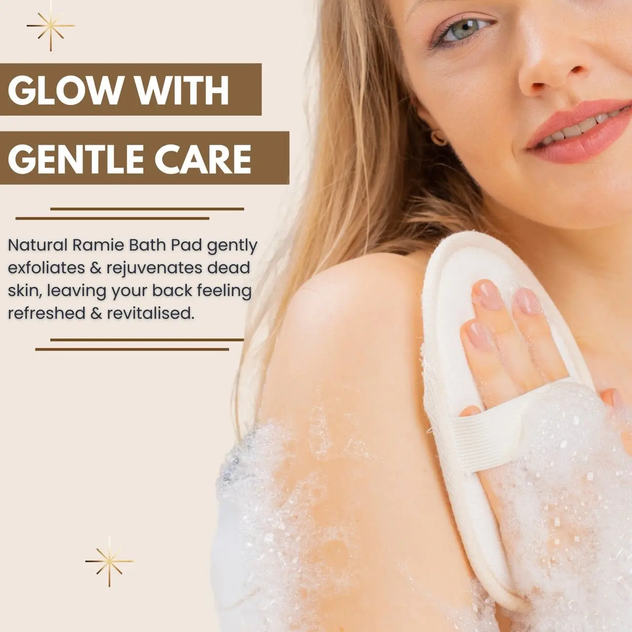 Natural Ramie Bath Pad - Image 5