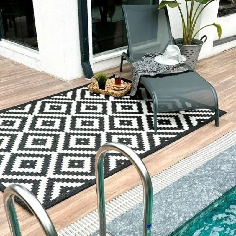 Ecology Outdoor Rug Black | 100bl - Image 4