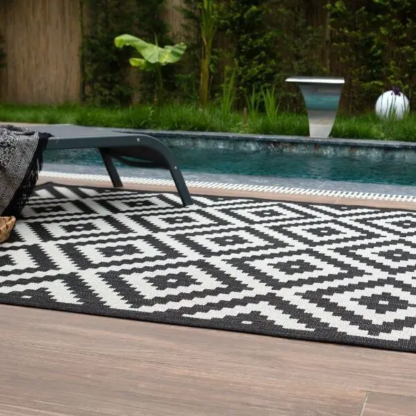 Ecology Outdoor Rug Black | 100bl - Image 7