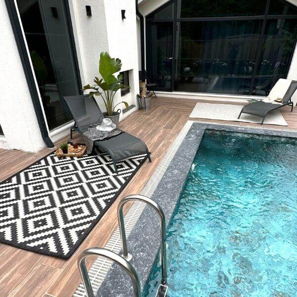 Ecology Outdoor Rug Black | 100bl - Image 8