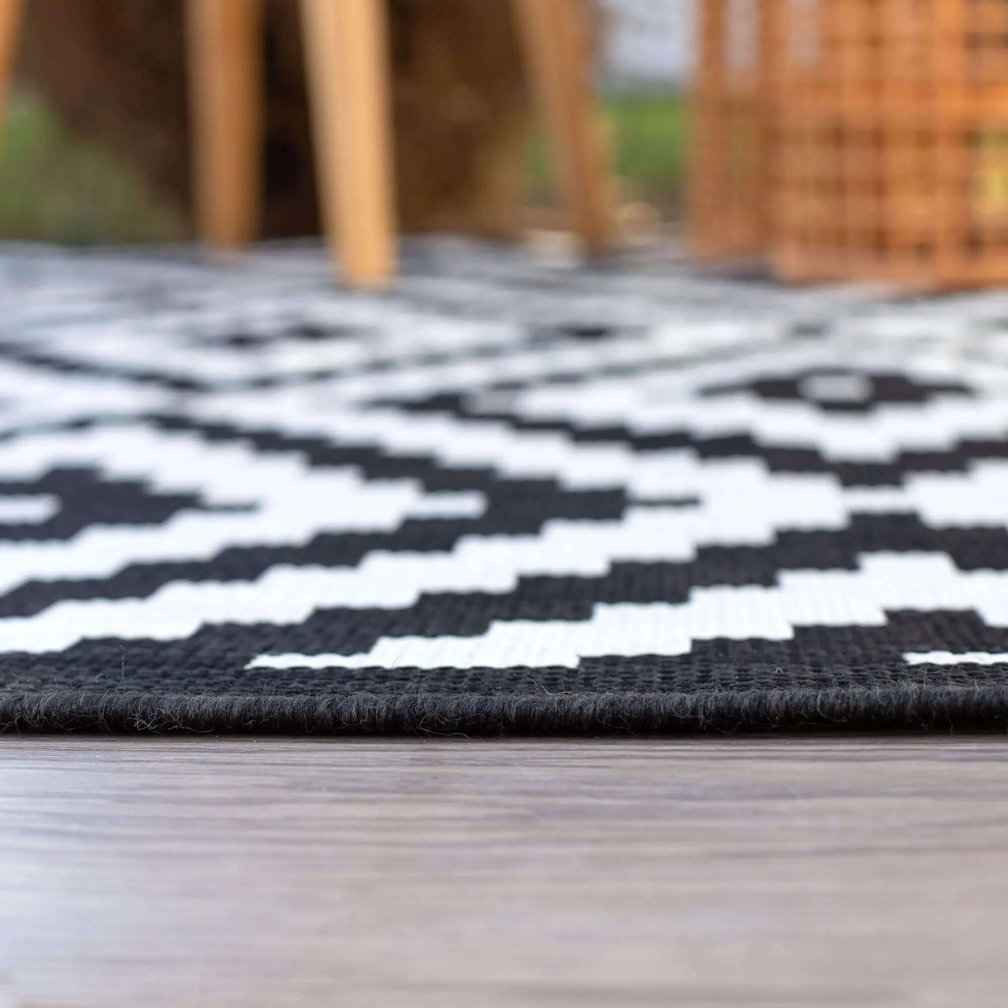 Ecology Outdoor Rug Black | 100bl - Image 9