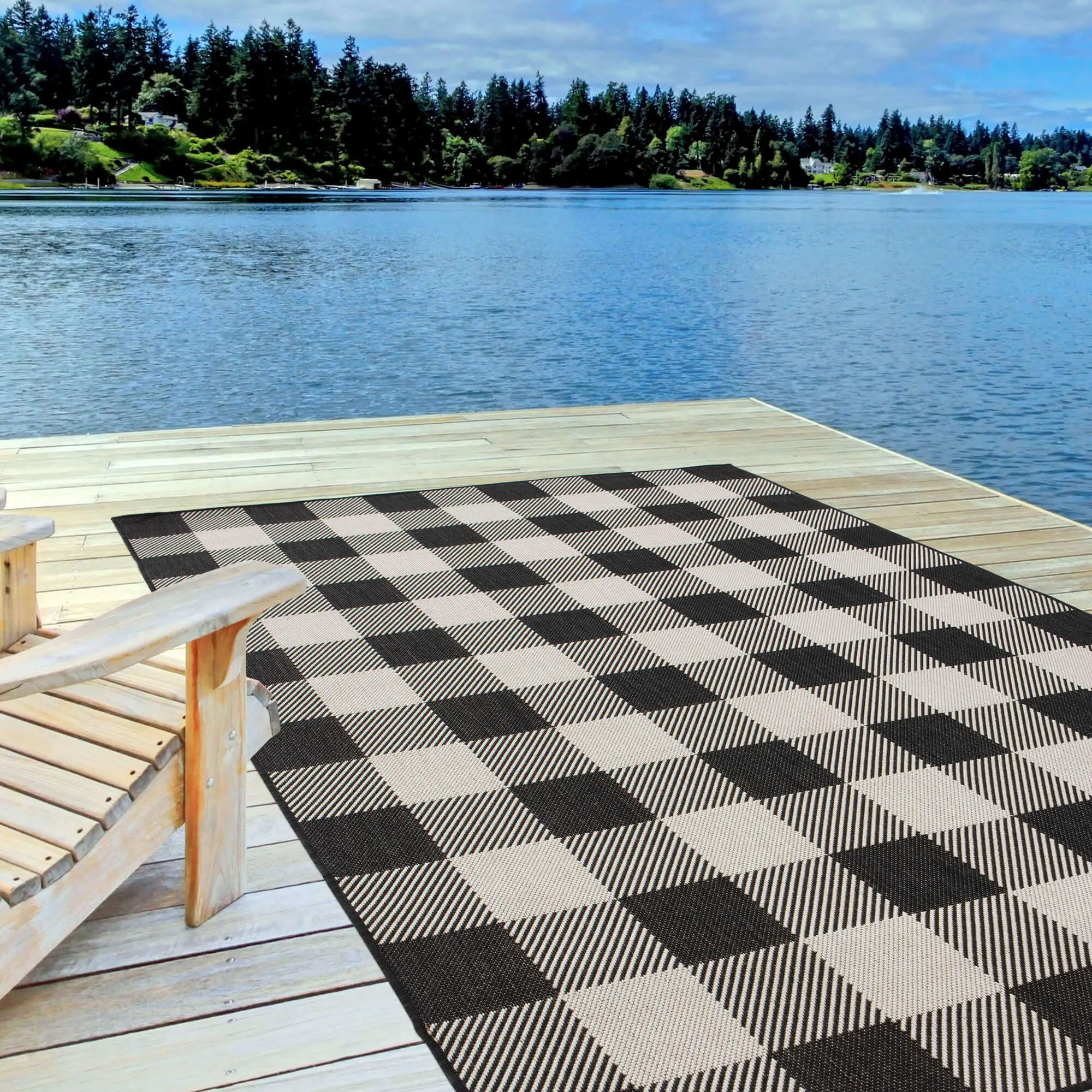 Ecology Outdoor Rug Black | 700BL - Image 7
