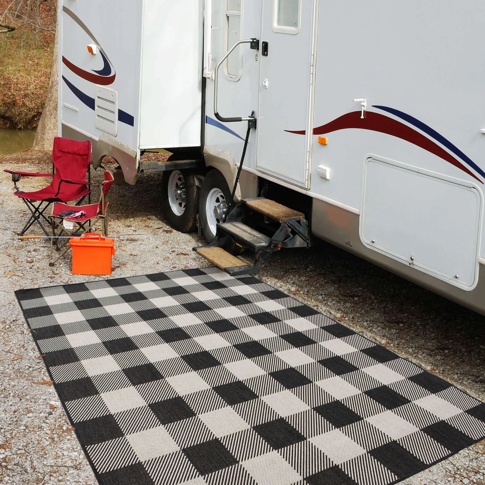 Ecology Outdoor Rug Black | 700BL - Image 9