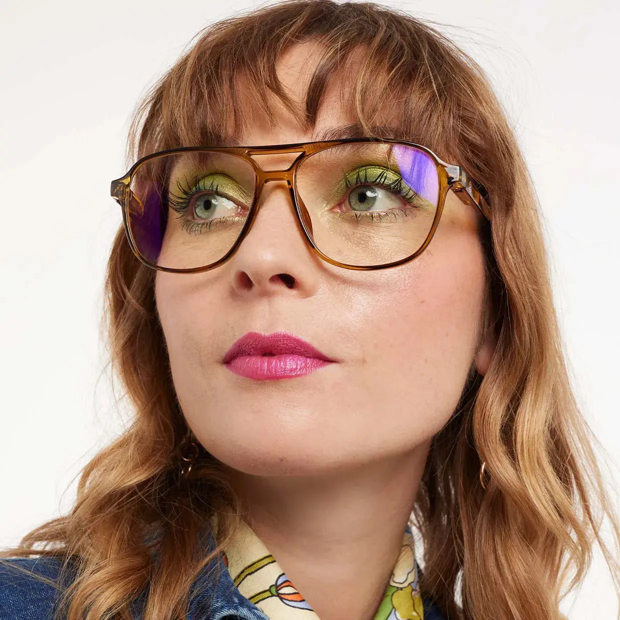 Ecru Olive Brad Glossy Glasses - Image 2