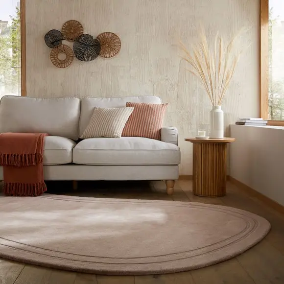 Edited Life Curve Wool Luxury Shaped Rug