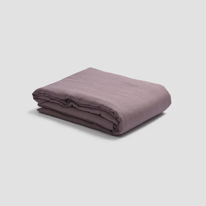 Elderberry Linen Duvet Cover - Image 3