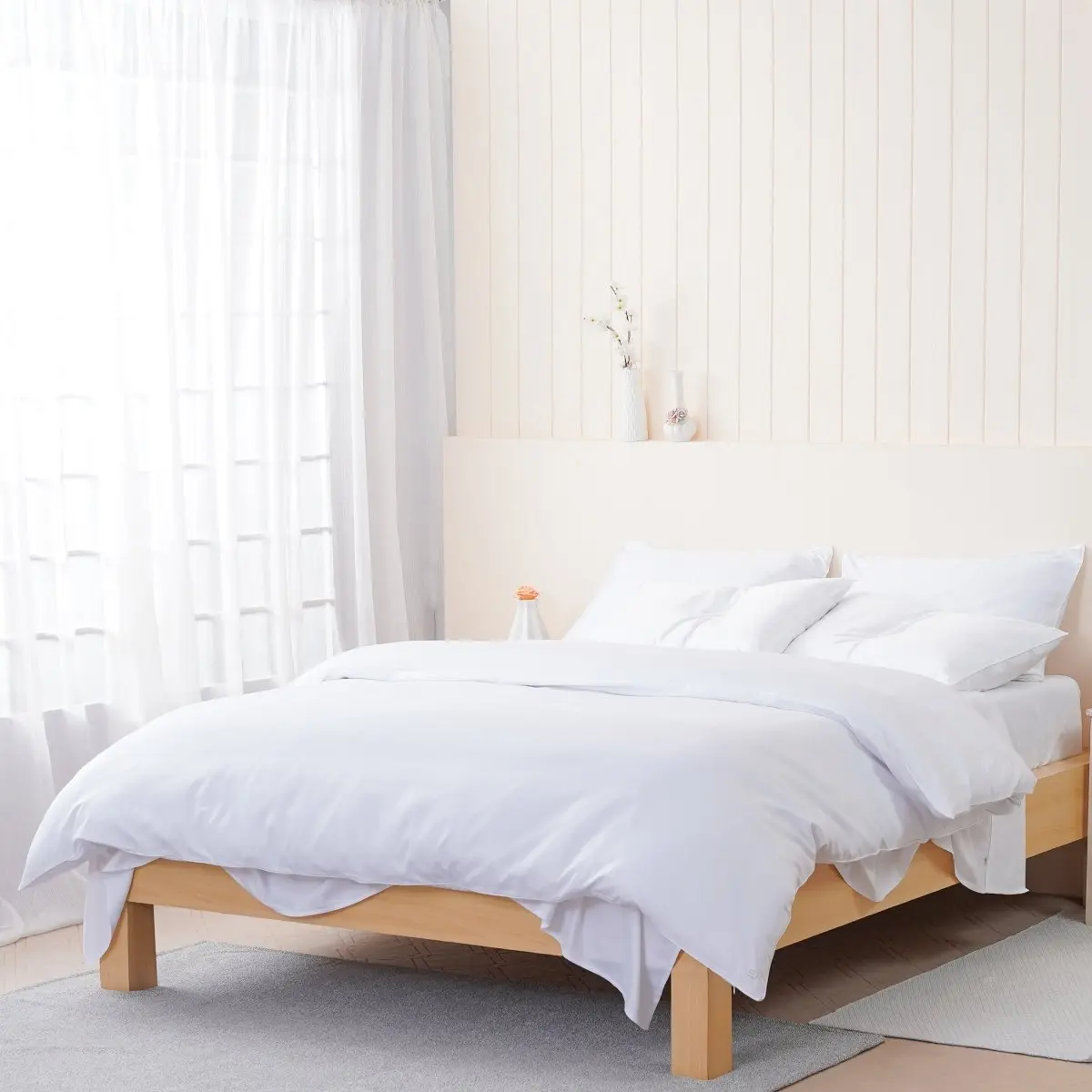 White Ella Cotton Bedding