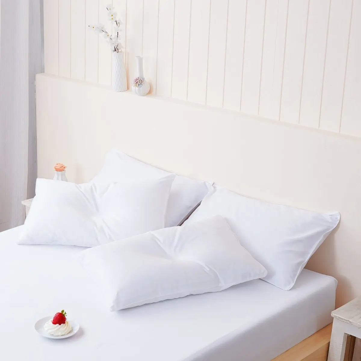 Ella Cotton - White Pillowcases Pair - Image 5
