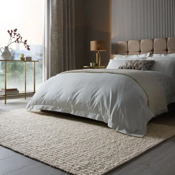Ellis Boucle Striped Wool Rug