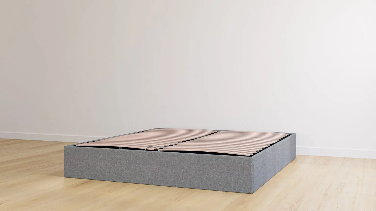 Light Grey Ottoman Bed - Image 3