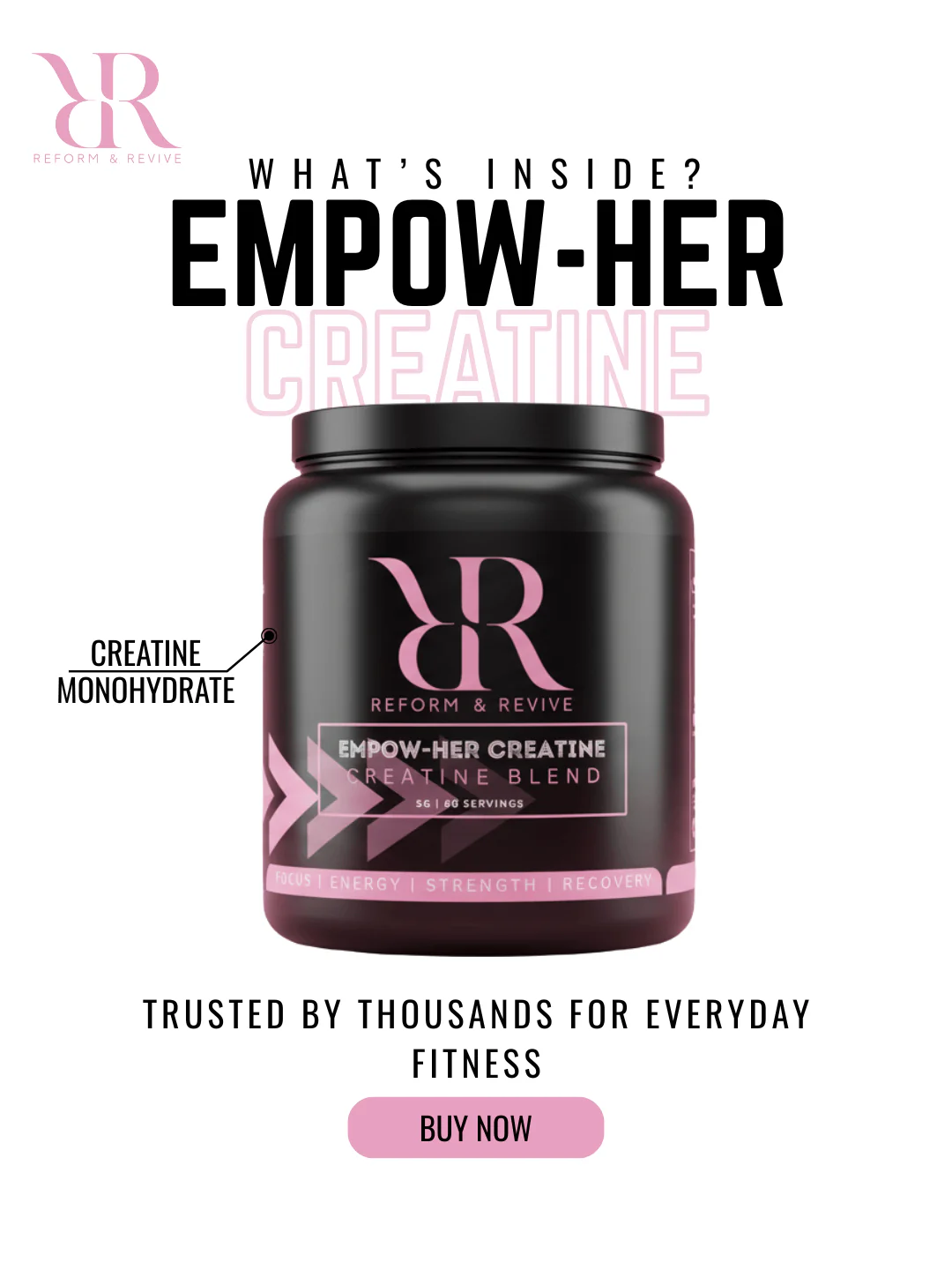 EMPOW-HER CREATINE 300G 5g Creatine Monohydrate - Image 3