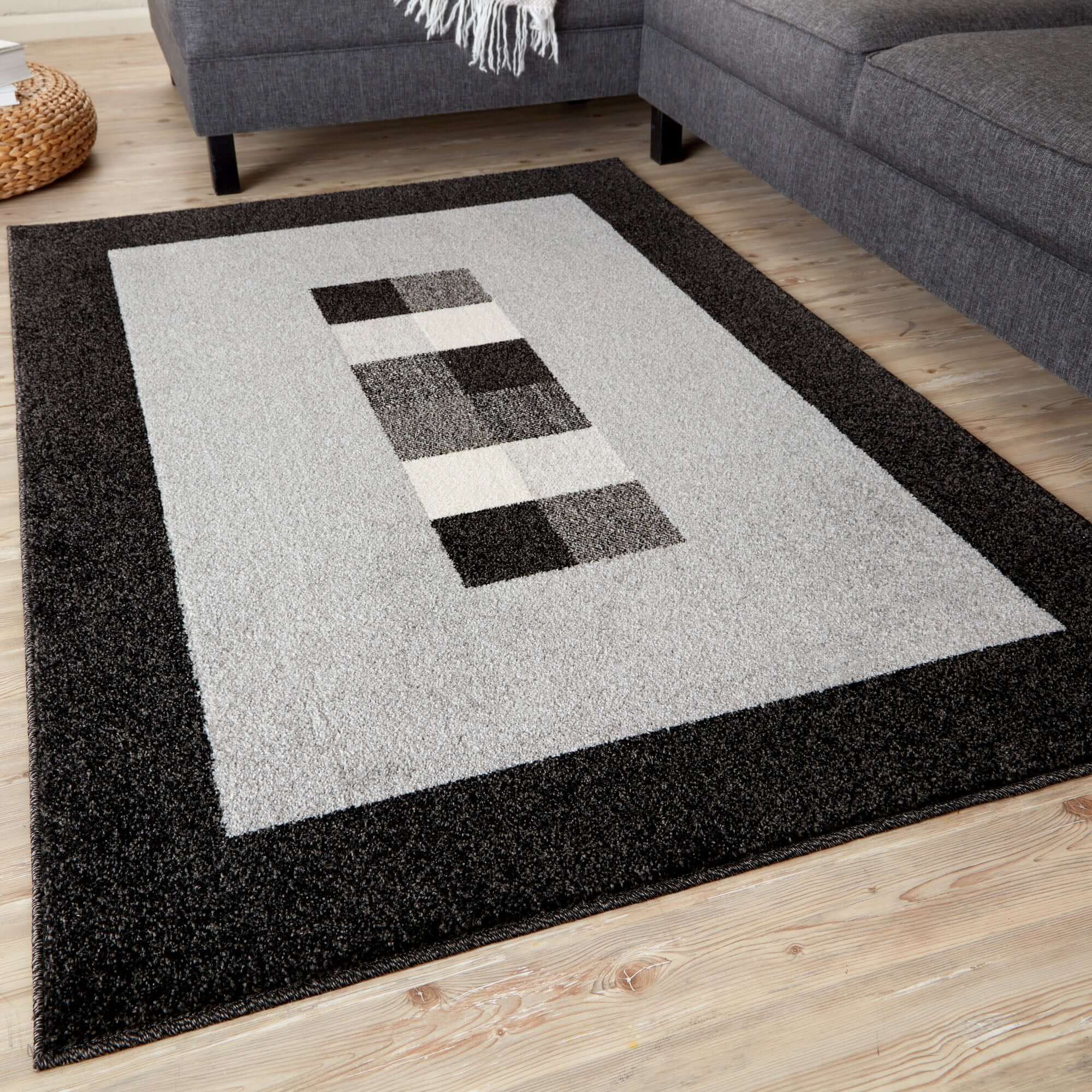Ephesus Grey Black Rug | 7439GB - Image 3