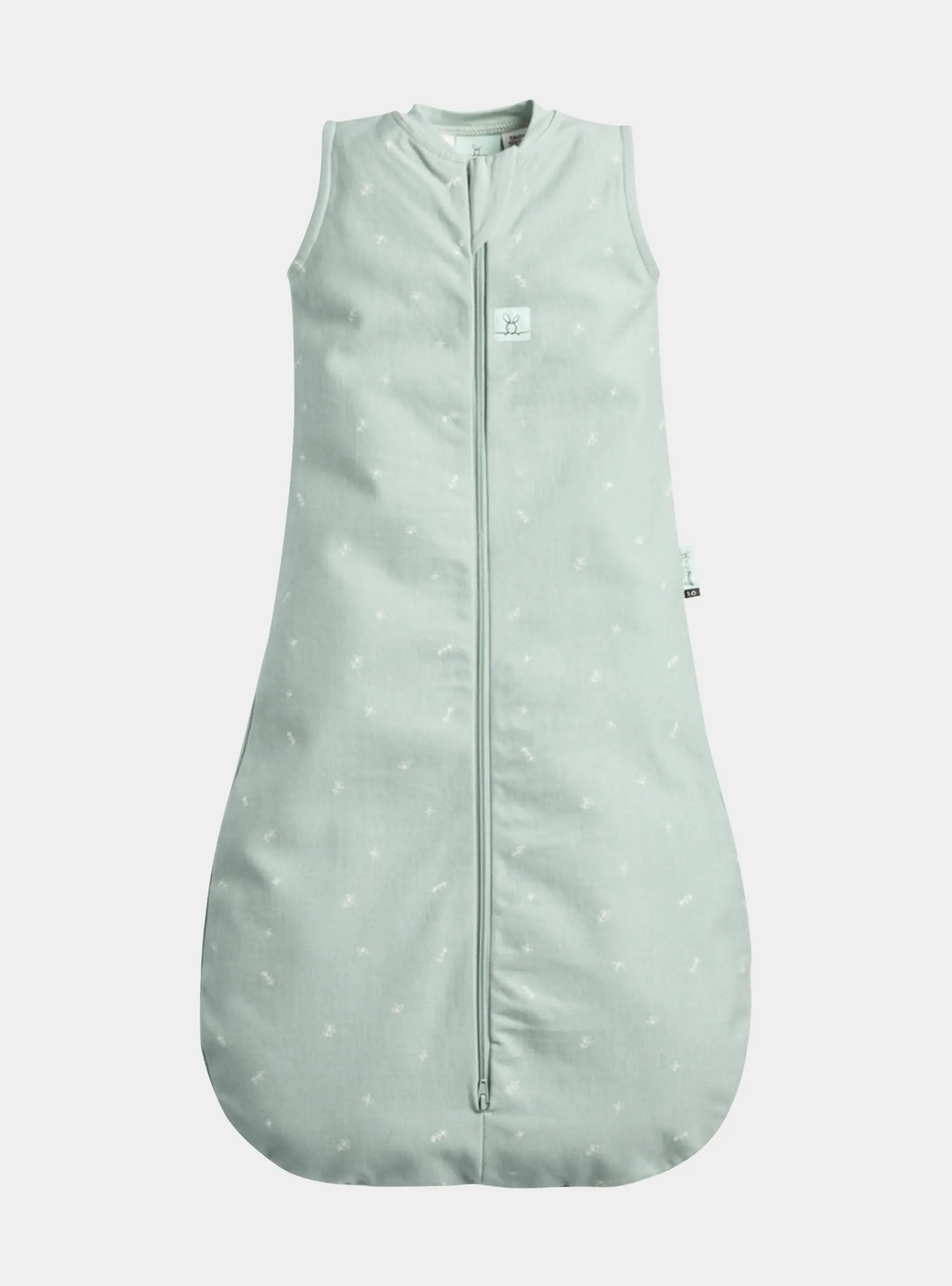 Organic All Year Jersey Sleeping Bag - Sage 1.0 TOG