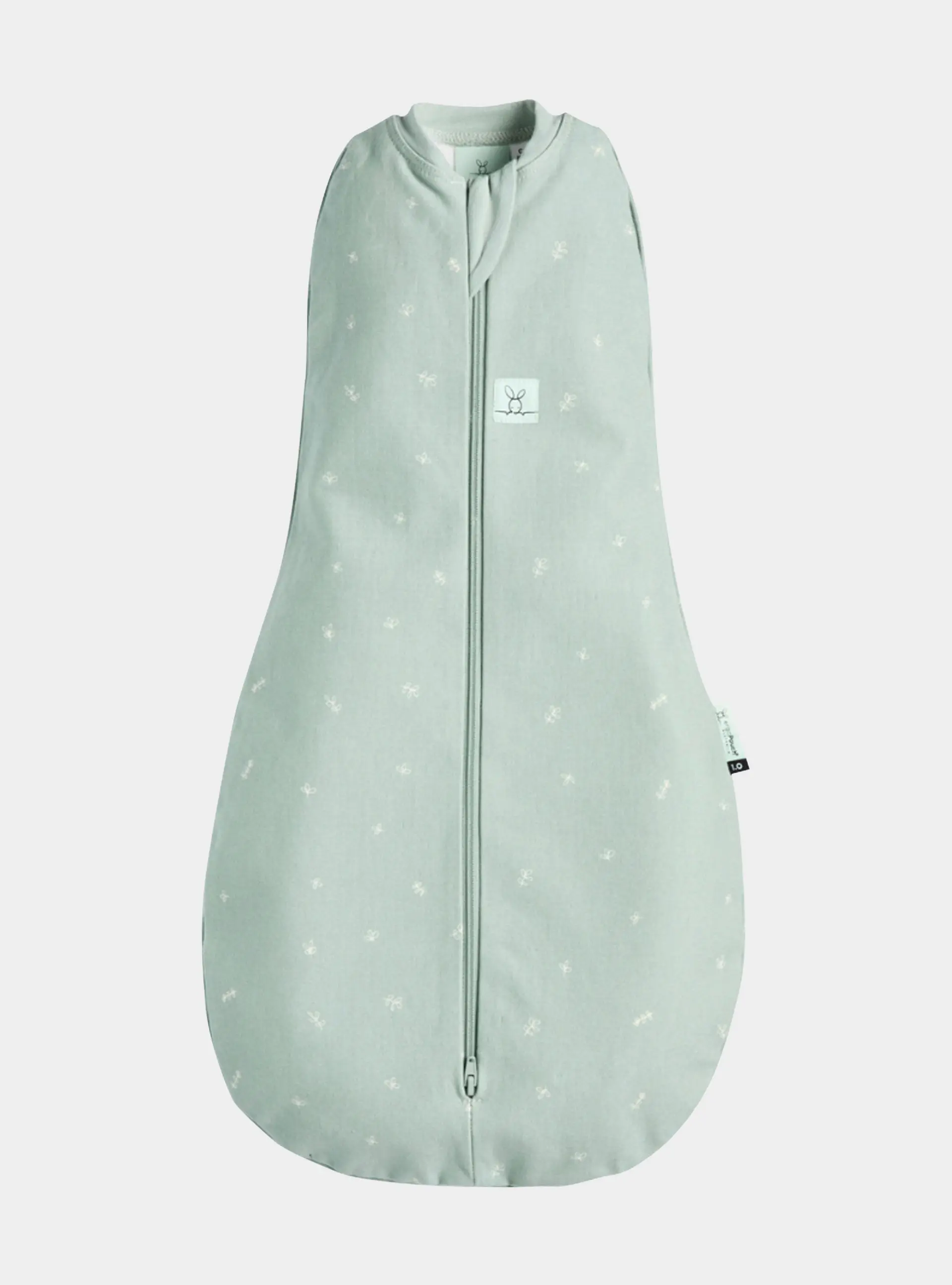 ergoPouch - Organic Summer Cocoon Swaddle Sleeping Bag - Sage 0.2 TOG