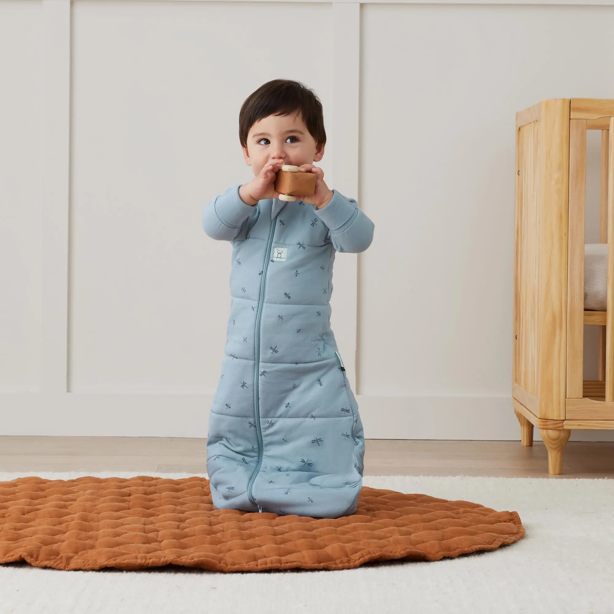 Organic Winter Jersey Sleeping Bag - Dragonflies 3.5 TOG - Image 2
